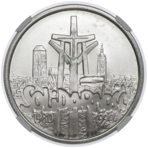 100.000 złotych 1990 odmiana B - NGC MS66