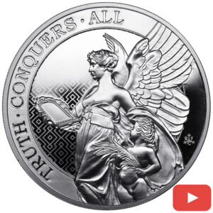 Św.Helena – The Queen’s Virtues - Cnoty Królowej: Truth / Prawda - 5 oz Ag999 2022
