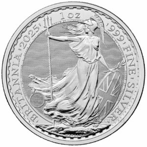 Britannia 2025 Karol III moneta w kapslu ochronnym - 1 uncja - srebro