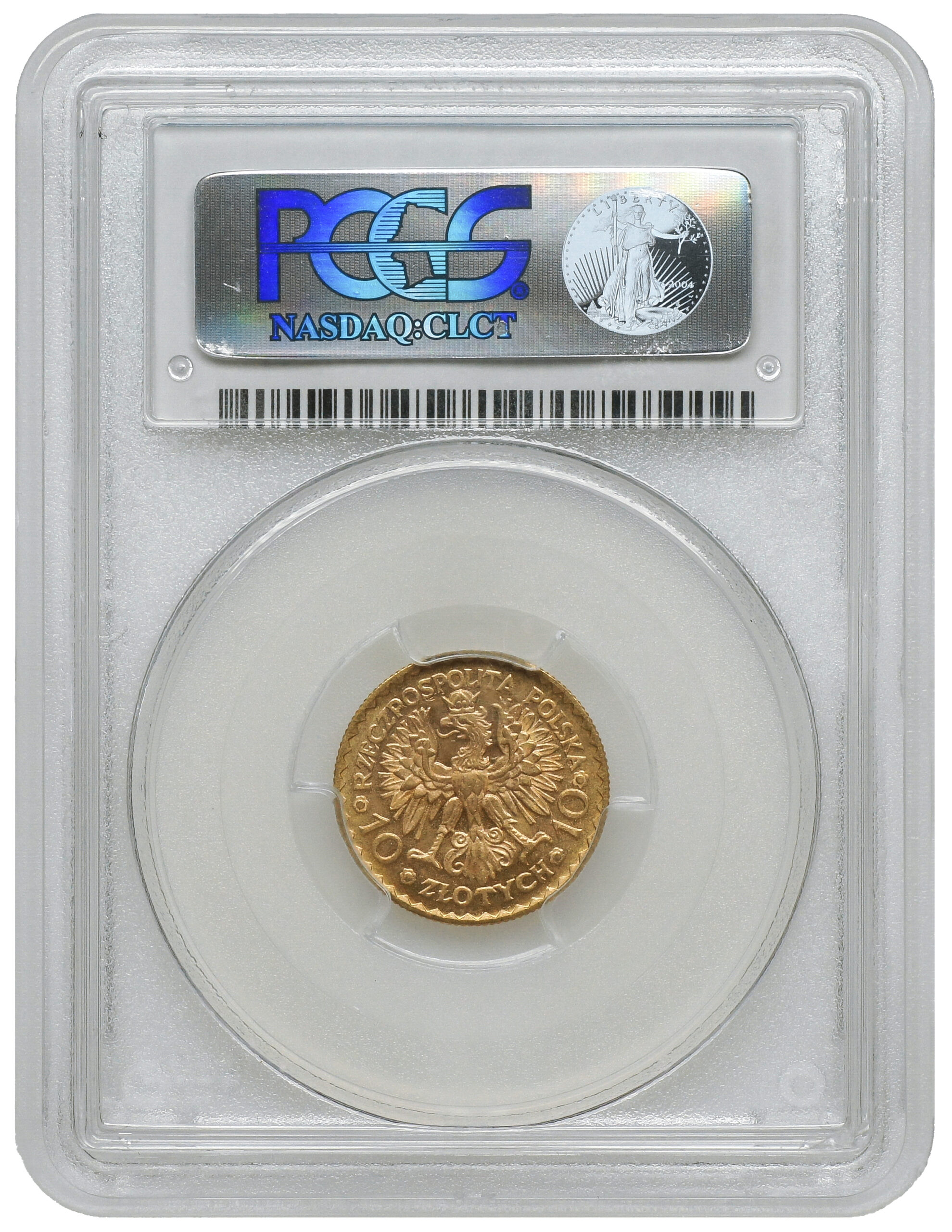 II RP – 10 zł 1925 Bolesław Chrobry – MS65 PCGS - obrazek 4